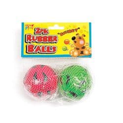 Pets at Play Rubber Balls - 2 Pack