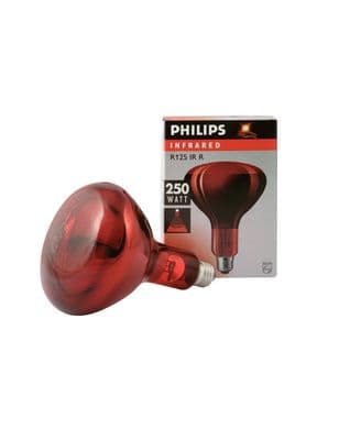 Philips Heatlamp Bulb - 250w - Red