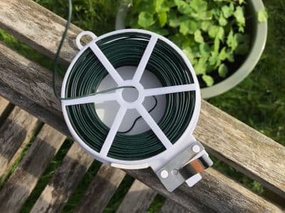 Plastic Coated Garden Wire Dispenser Green 1.2mm x 50m