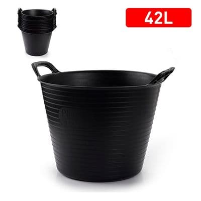 Plasticforte Eco Tub 42L - Black