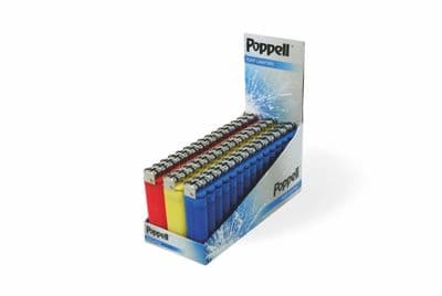 Poppell Flint Disposable Lighter - 25 Pack