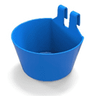 Poultry Grit Feeder Blue