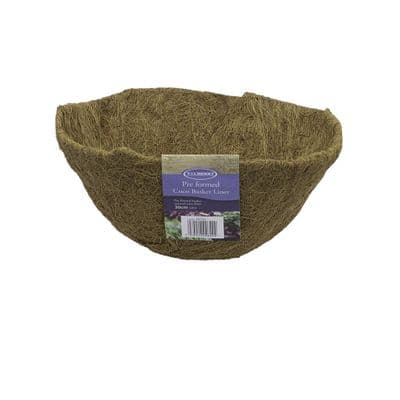 Pre formed Coco Hanging Basket Liner 12in 30cm