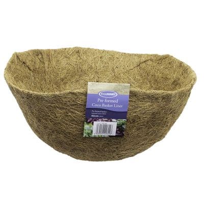 Pre formed Coco Hanging Basket Liner 16in 40cm