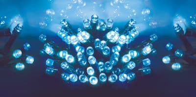 Premier Multi Action Battery Operated TIMELIGHTS™ - 50 LED Blue/ Green Cable