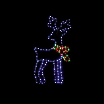 Premier Twinkling FlexiBrights Reindeer 164 LEDs - 60 x 33