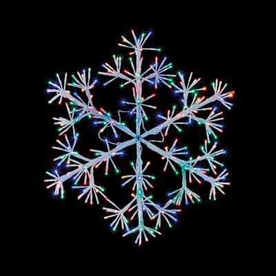 Premier White Starburst Snowflake - 60cm