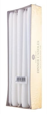 Price's Candles Dinner Candles Pack 10 - White