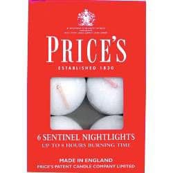 Price's Candles Sentinel Nightlights - Pack 6