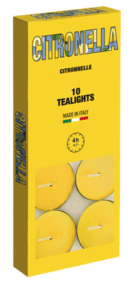 Price's Candles Tealights 10 Pack - Citronella