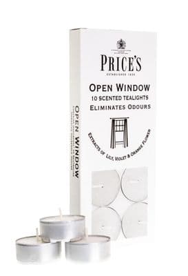 Price's Candles Tealights Pack 10 - Open Window