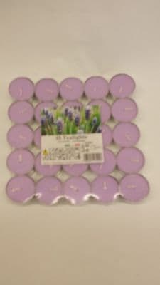 Price's Candles Tealights Pack 25 - Lavender