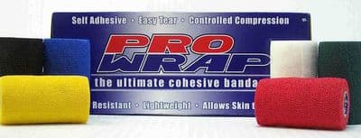 Pro Wrap Cohesive Bandages Box of 18 BLACK