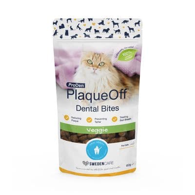 PRODEN PLAQUEOFF DENTAL BITES VEGGIE CAT