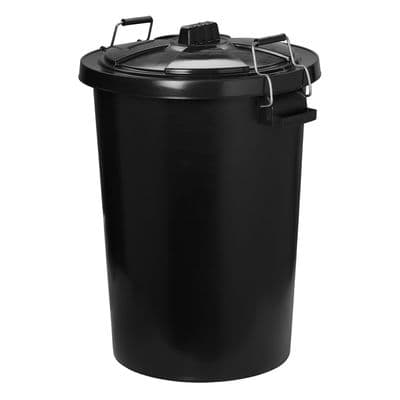 PROSTABLE DUSTBIN C/W LOCKING LID