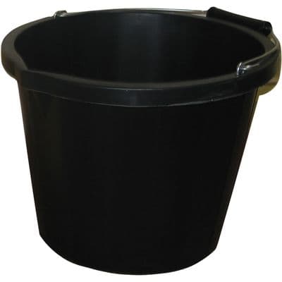 PROSTABLE WATER BUCKET 3 GALLON BLACK