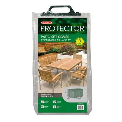 Protector Rectangular Dining Set Cover 6 Seat