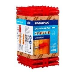 Rawlplug Universal Plug - Pack 288 Red
