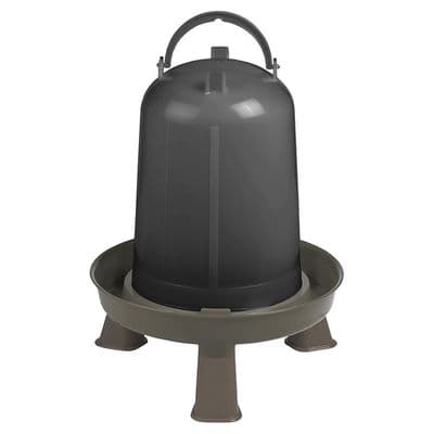 Recycled Plastic Poultry drinker - 10lt - with legs