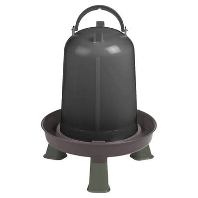 Recycled Plastic Poultry drinker - 5lt - with legs