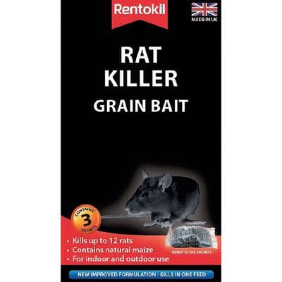 RENTOKIL RAT KILLER GRAIN BAIT