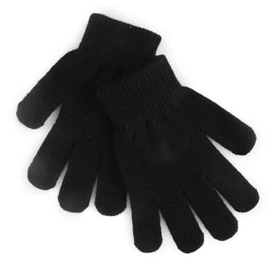 RJM Kids Thermal Magic Gloves - Black