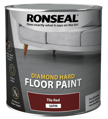 Ronseal Diamond Hard Floor Paint 2.5L - Red