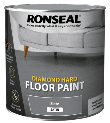 Ronseal Diamond Hard Floor Paint 2.5L - Slate