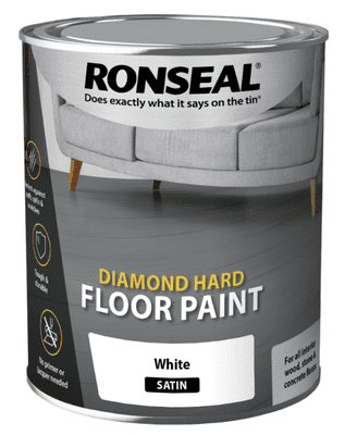 Ronseal Diamond Hard Floor Paint 750ml - White