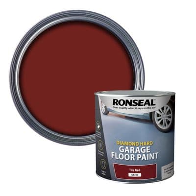 Ronseal Diamond Hard Garage Floor Paint 2.5L - Red