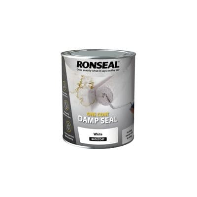 Ronseal One Coat Damp Seal White - 750ml