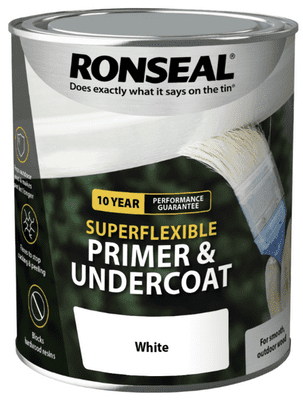 Ronseal Super Flexible Primer & Undercoat 750ml - White