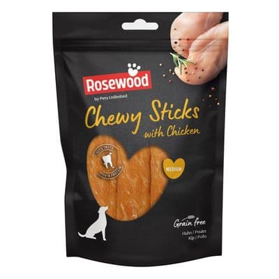 ROSEWOOD Chewy Sticks With Chicken 4 Piece - Medium