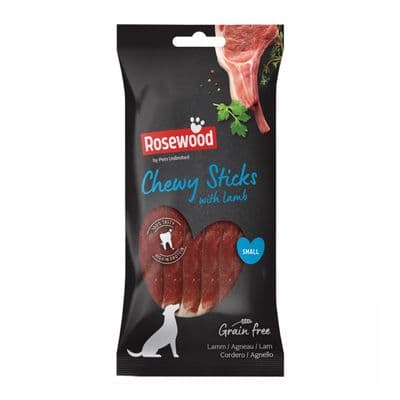 ROSEWOOD Chewy Sticks With Lamb Dog Treats 8 Piece - Small