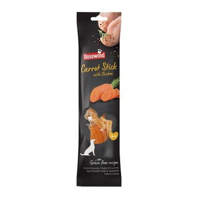 ROSEWOOD Giant Chicken Wrapped Carrot Stick - 70g