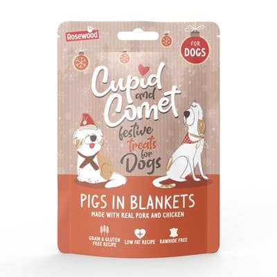 ROSEWOOD Pigs In Blankets Dog Treats - 100g