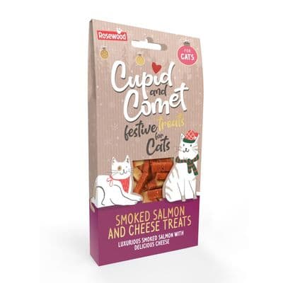 ROSEWOOD Smoked Salmon & Cheese Cat Treats - 70g