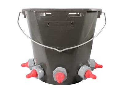 Round Lamb Bucket  - 8lt - 5 Space