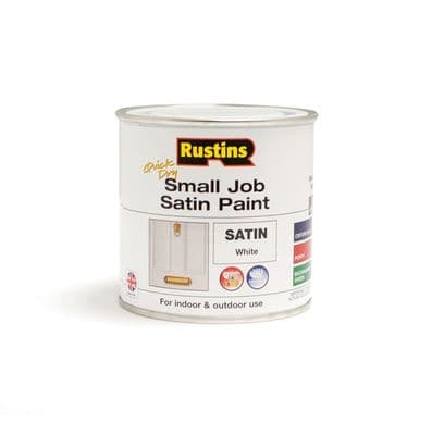 Rustins Quick Dry Small Job Satin 250ml - White