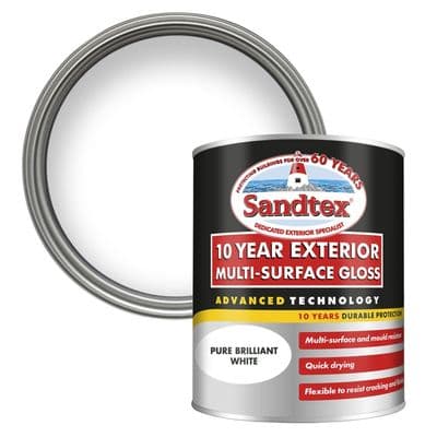 Sandtex 10 Year Exterior Multi Surface Gloss 750ml - PBW
