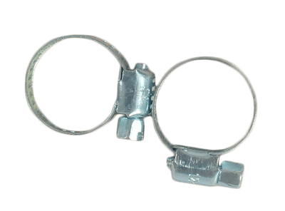 Screw Hose Clips 12-18mm 2pk