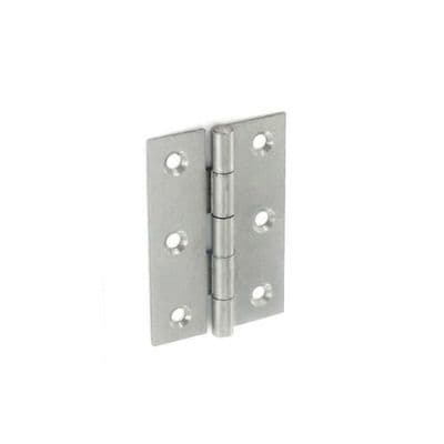 Securit 5050 Steel Narrow Butt Hinges Self Colour - 50mm Pack 20