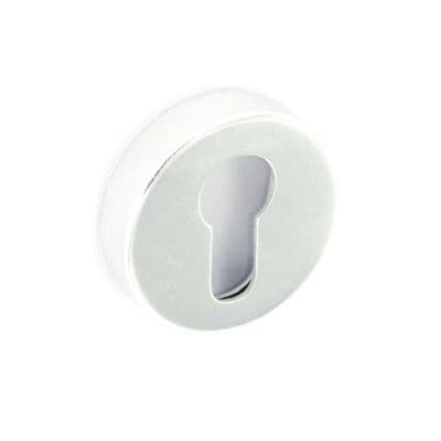 Securit Aluminium Escutcheon Euro Lock Polished - 50mm - Pack of 6