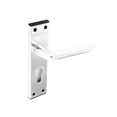 Securit Aluminium Euro Lock Handles - 150mm - Pack of 5