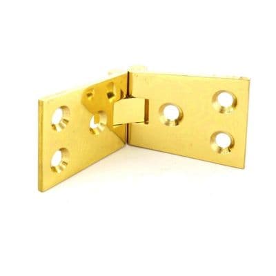 Securit Brass Counterflap Hinges (Pair) - 1 1/4