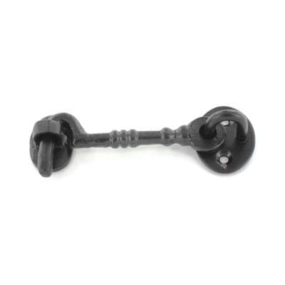 Securit Cast Cabin Hook Black - 200mm