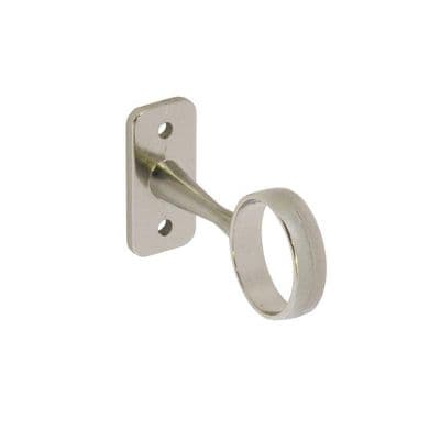 Securit Centre Bracket Brushed Nickel - 25mm Single
