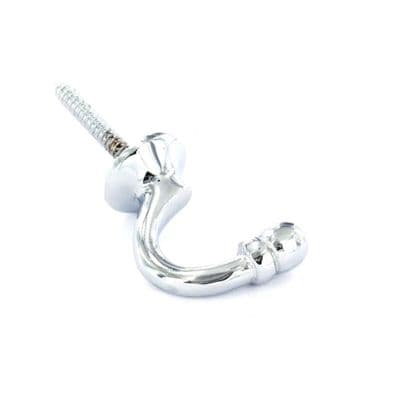 Securit Chrome Ball End Hooks (2) - 40mm