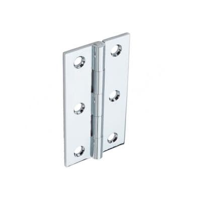 Securit Chrome Butt Hinge - 63mm - Pack of 10