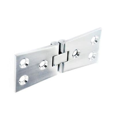 Securit Chrome counterflap hinges - 100mm